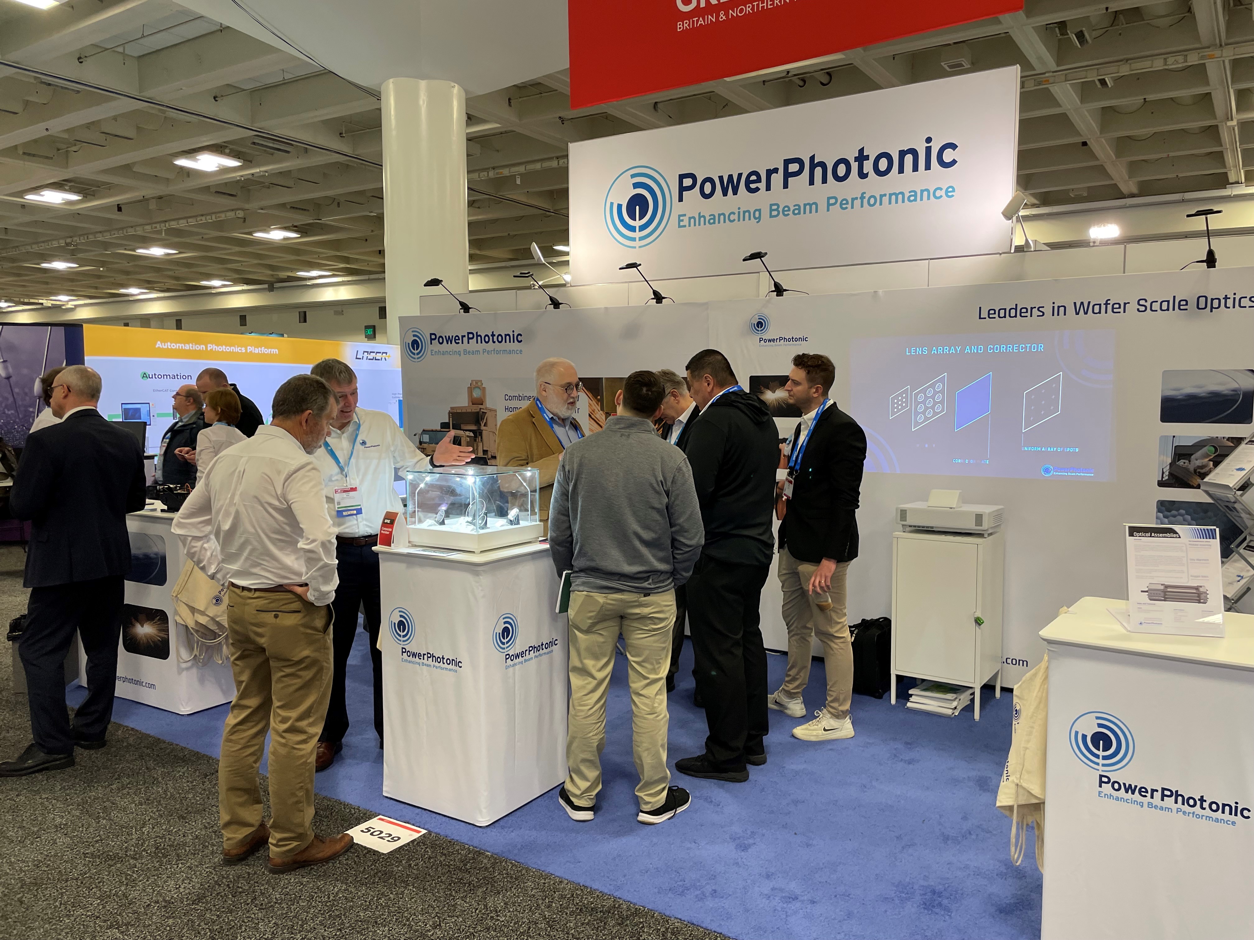 PowerPhotonic celebrated a successful SPIE Photonics West following its US factory opening and Light Tunnel Generator launch.